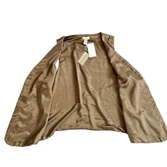 Chico’s Chicos size 3 vest Daisy Jones 70s glam party beaded sequin waistcoat XL - Picture 4 of 8